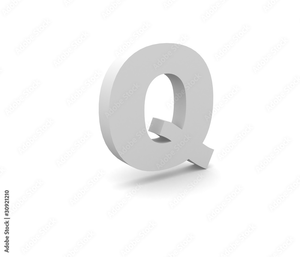 3d Alphabet Q 3d Alphabet Q