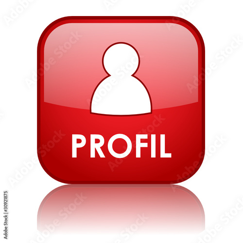 Bouton Web "PROFIL" (mon compte utilisateur options préférences)