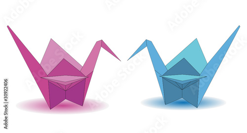 Origami Kraniche für Japan