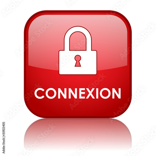 Bouton Web "CONNEXION" (accès internet cliquer ici se connecter)