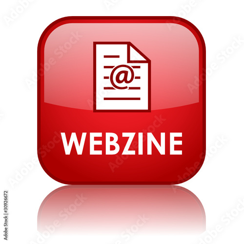 “WEBZINE” Web Button (internet online rss news feed magazine)