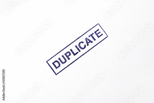 duplicate