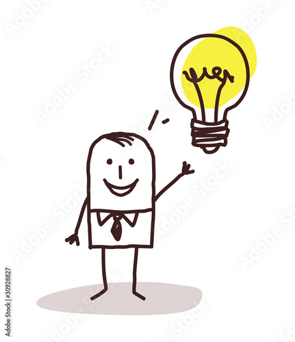 businessman & idea