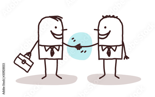 businessmen handshake