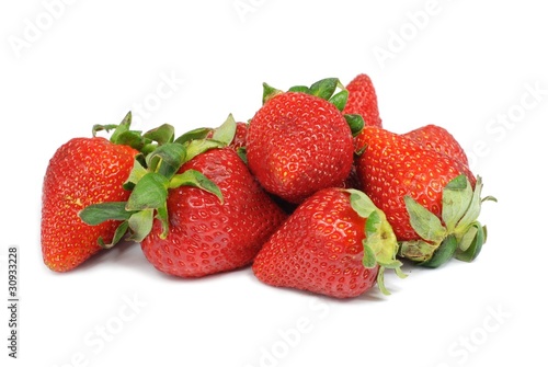 Strawberries isolated