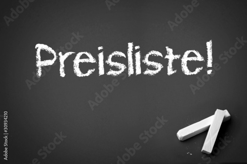 Preisliste