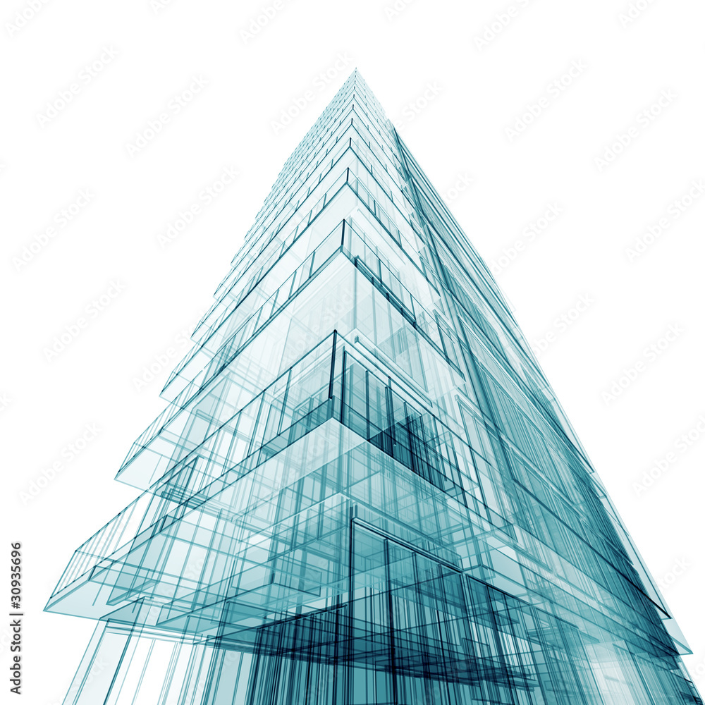 Contemporary abstract building Contemporary abstract building