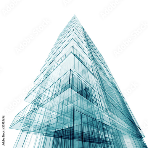 Contemporary abstract building