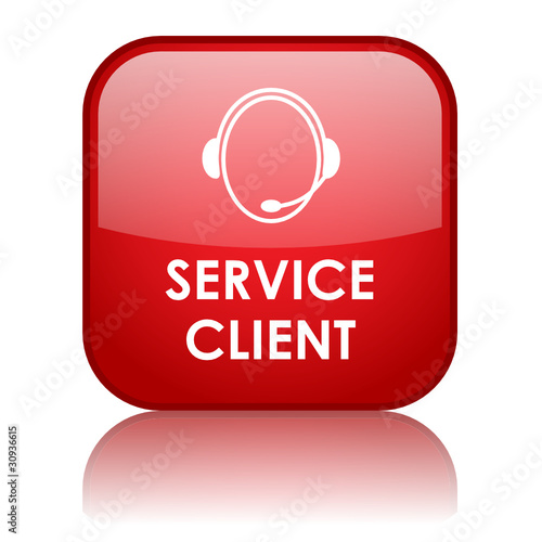 Bouton Web SERVICE CLIENT (contact accueil clients support aide)
