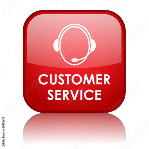 "CUSTOMER SERVICE" Web Button (contact us hotline tech support)