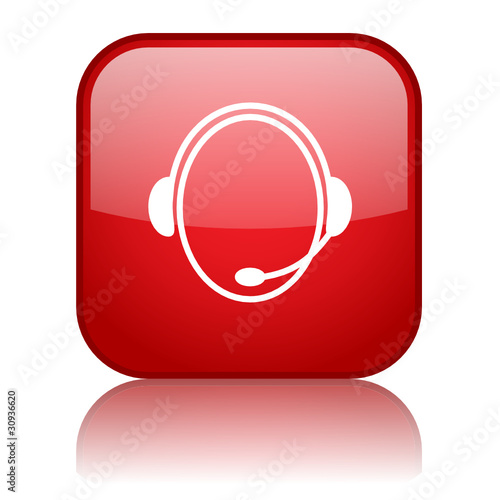 "SUPPORT" Web Button (contact us tech customer service hotline)