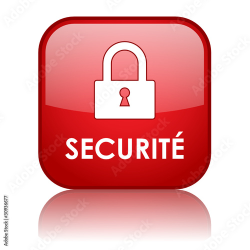 Bouton Web SECURITE (sécurité accès sécurisé internet connexion)