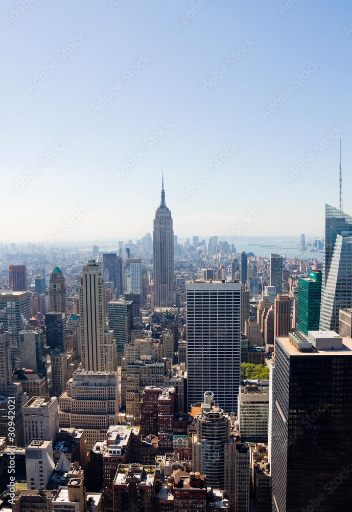 New York City, Manhattan skyline
