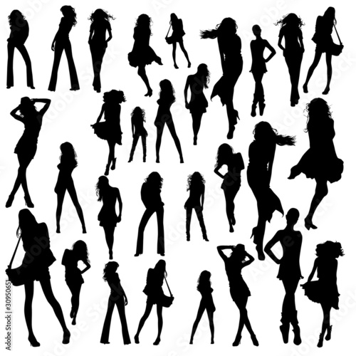 Girl Silhouettes