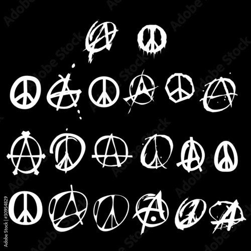logo anarchy peace 20 items