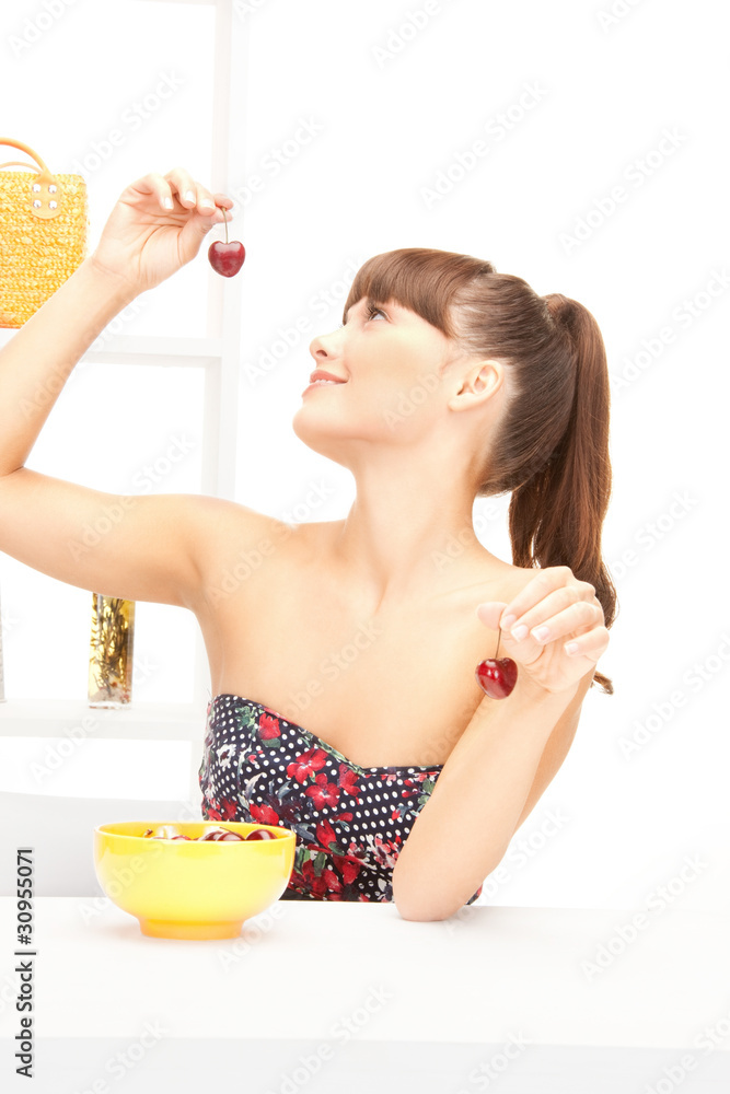 beautiful woman in the kitchen beautiful woman in the kitchen