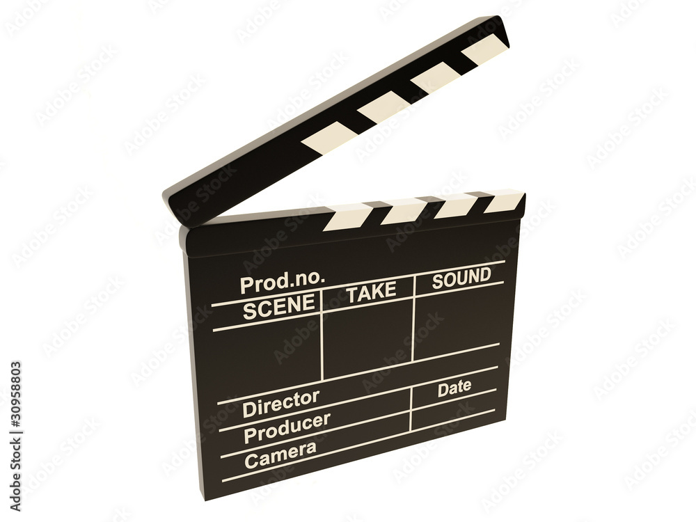 Fototapeta premium Movie clapper