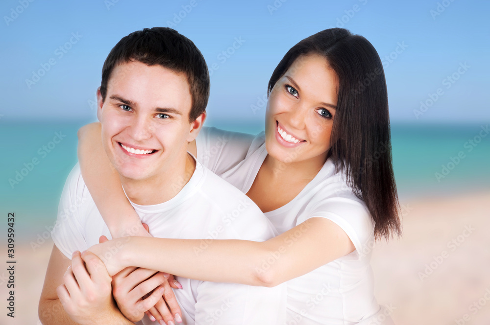 Obraz premium beautiful young couple