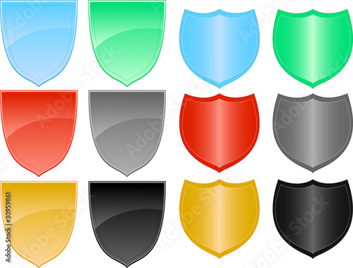 Shield icons collection