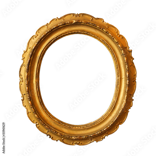 Old golden frame