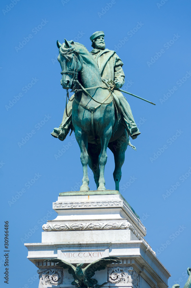 Obraz premium Statue of Garibaldi
