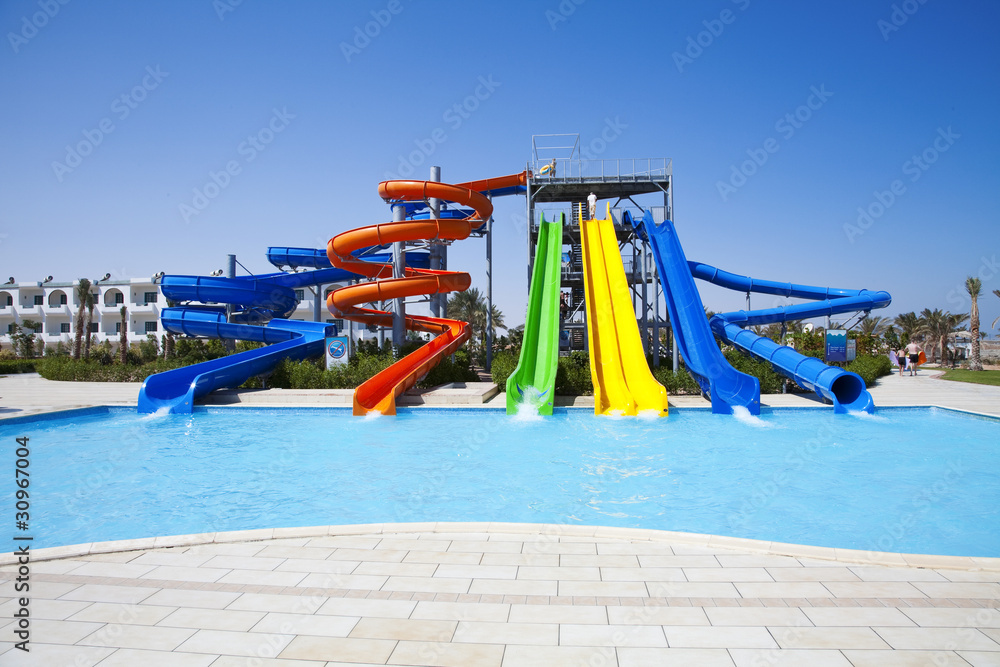 aquapark slides