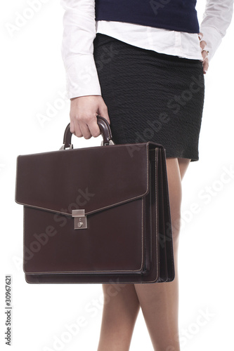 woman with a briefcase