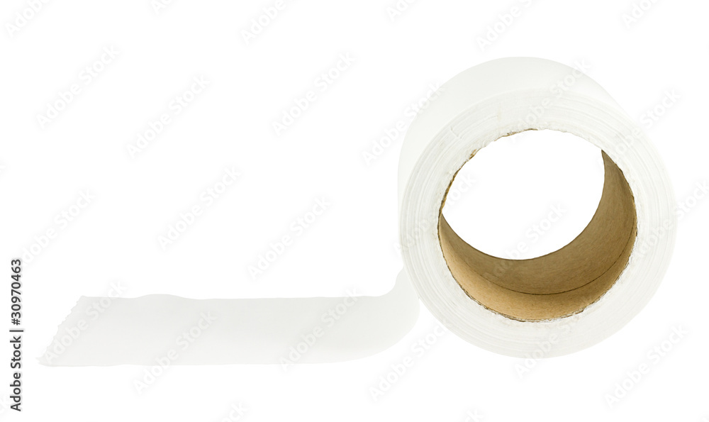 Tissue paper on white background Tissue paper on white background