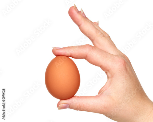 hand an egg