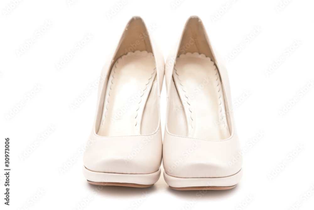 Pair of white shoes Pair of white shoes