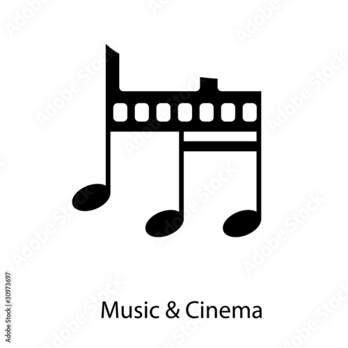 Logo Music and Cinema # Vector