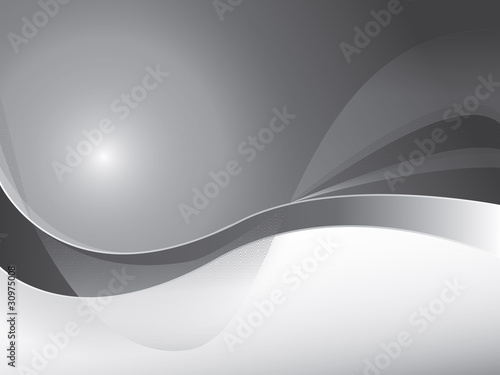 Hintergrund dynamische Wellen - schwarz grau 2