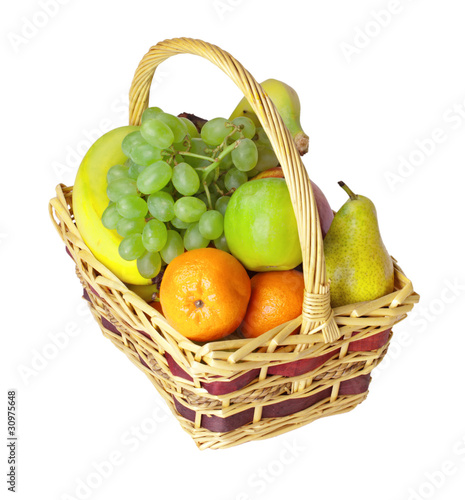 basket with fruits