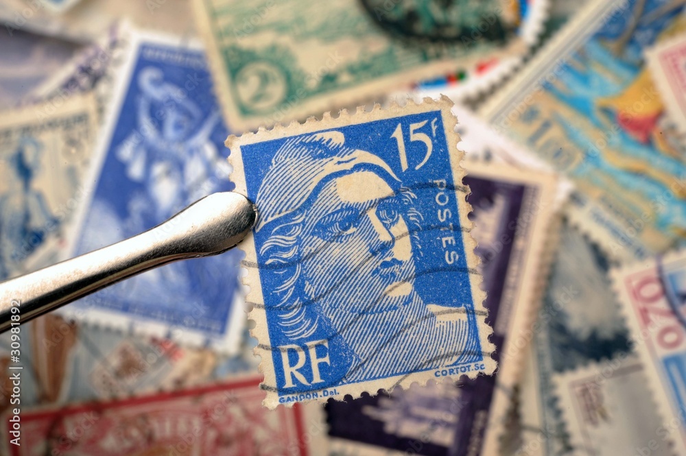 timbres - 15f - philatélie France