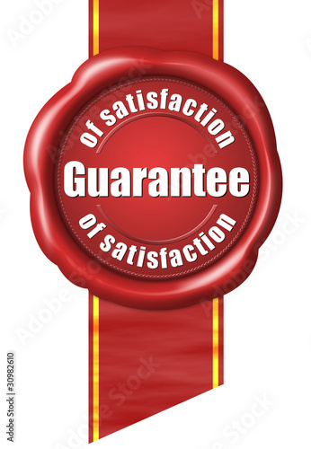 seal guarantee of satisfaction button