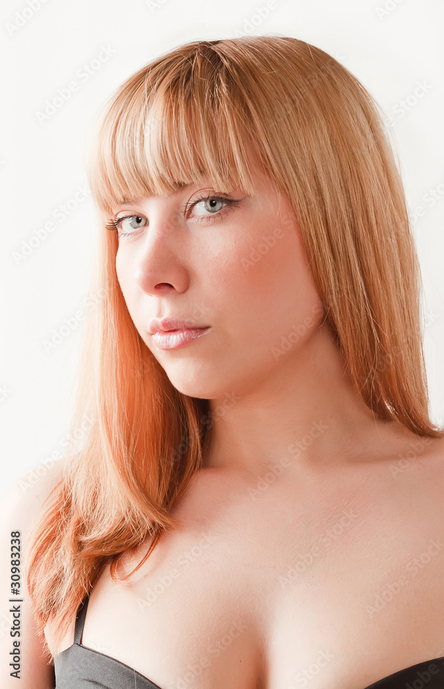 Portrait of beautiful young blond woman Portrait of beautiful young blond woman