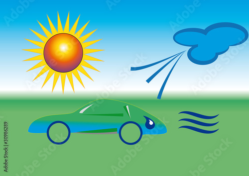 Alternativ Auto gruen