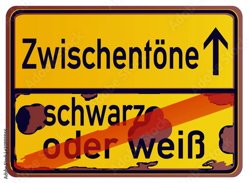 Schwarz – weiß