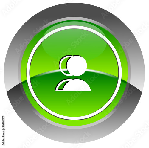 People glossy icon