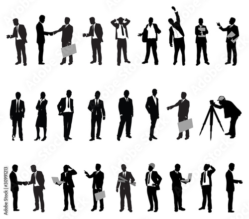 people silhouettes