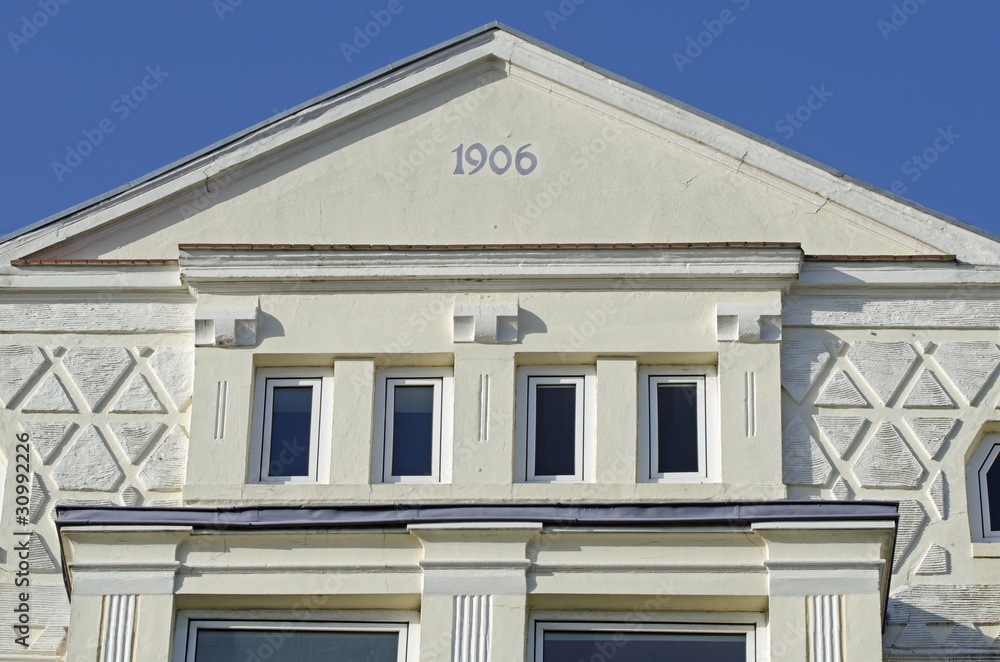 Jugenstilfassade in Kiel,Deutschland Jugenstilfassade in Kiel,Deutschland
