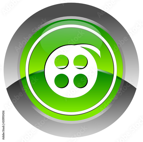 Cinema glossy icon