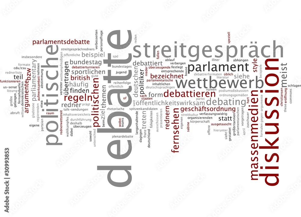 Debatte StockIllustration Adobe Stock