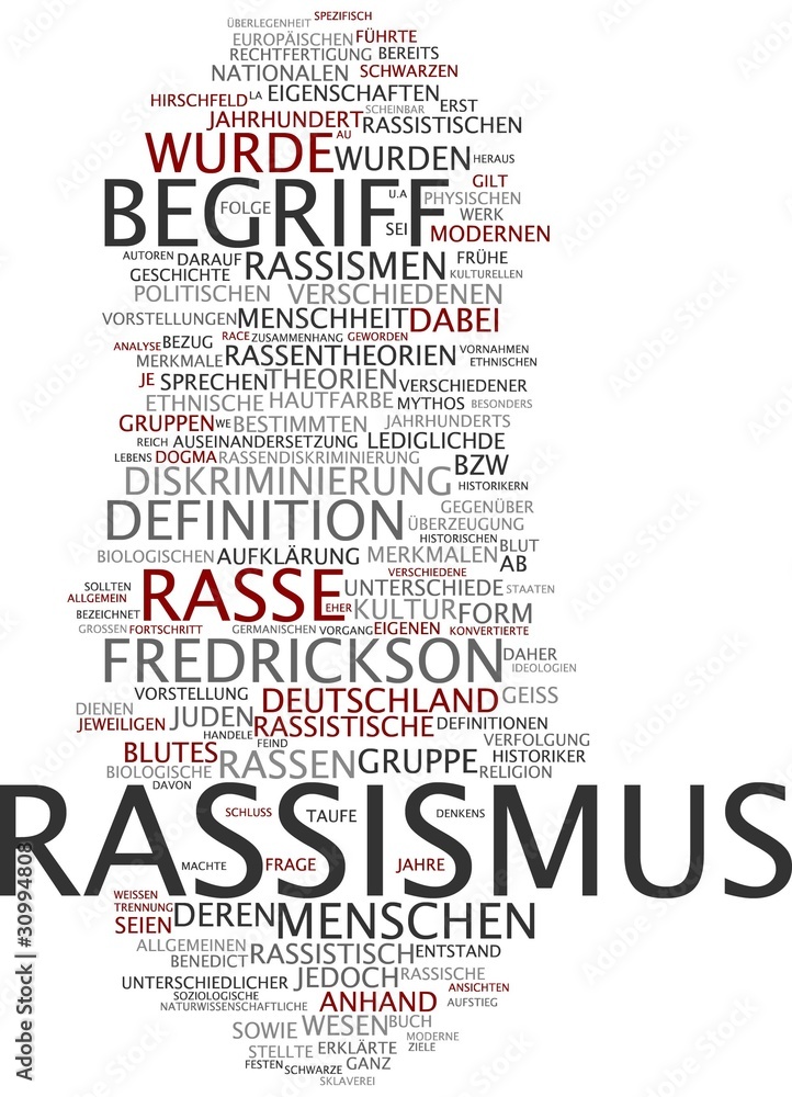 Fototapeta premium Rassismus