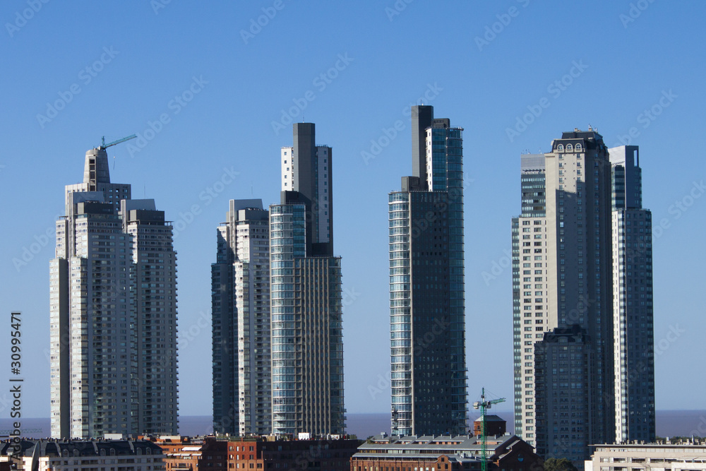 Skyscrapers in Puerto Madero, Buenos Aires, Argentina