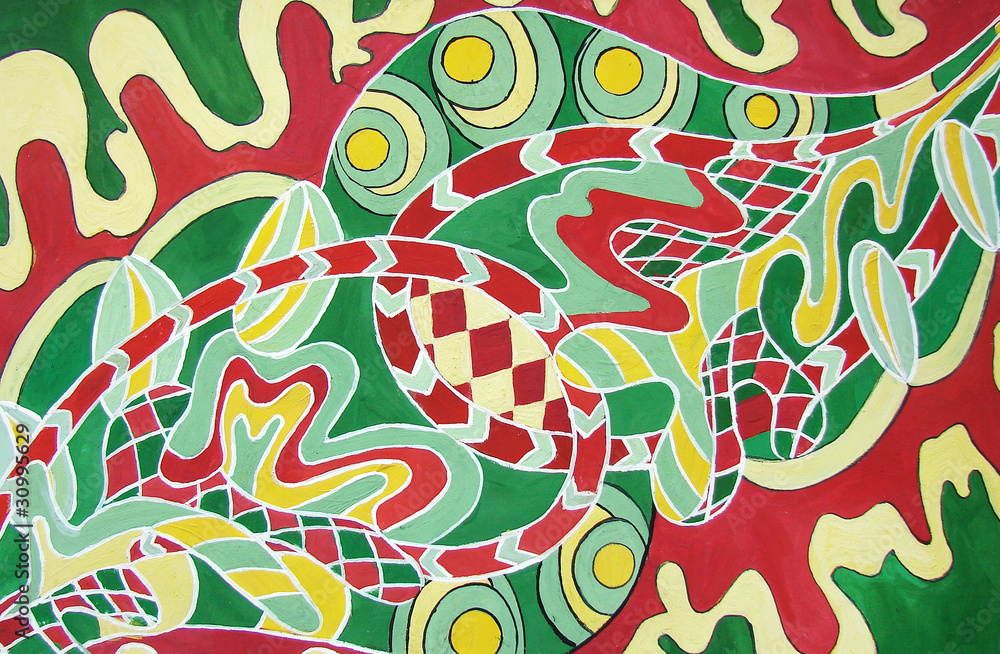 Happy abstract painting. Festival. Happy abstract painting. Festival.