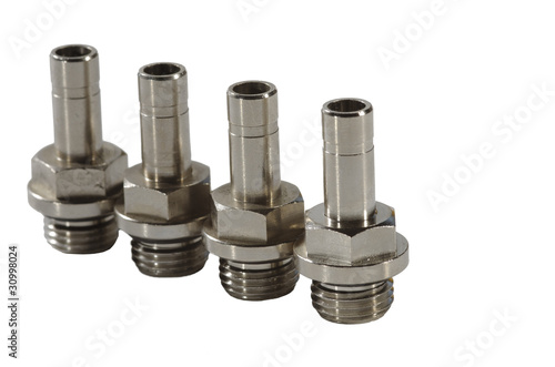 Schlauchtülle mit Außengewinde freigestellt