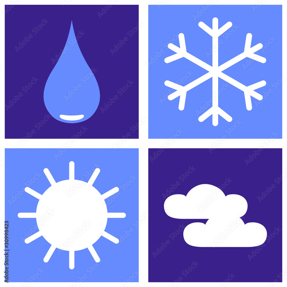 Symboles de climatisation Stock Vector | Adobe Stock