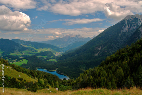 panoramic view of Bavarian Alps and Hintersee © andreaturno
