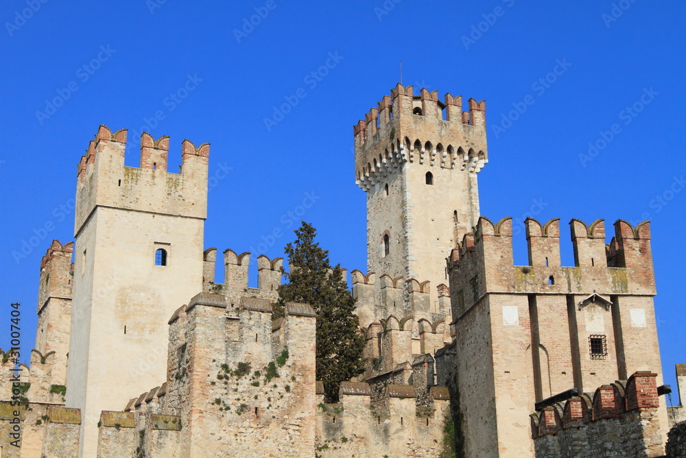castle Scaligero in Sirmione, Italy